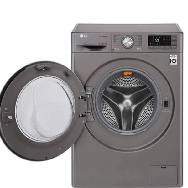 ماشین لباسشویی 8 کیلویی ال‌جی J6 نقره ای F4J6TNP8S