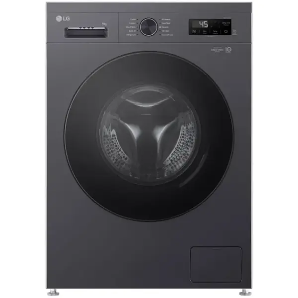 ماشین لباسشویی 9 کیلویی ال‌جی Y1 دودی WY1409MVP