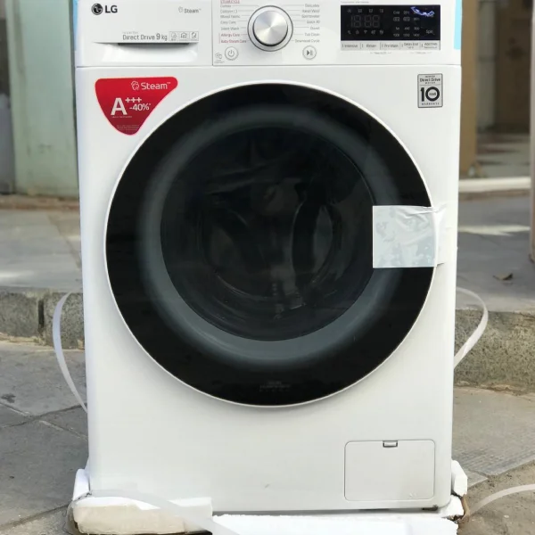 قیمت ماشین لباسشویی 9 کیلویی ال‌جی V5 سفید در بانه