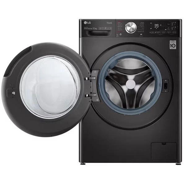  ماشین لباسشویی 12 کیلویی ال‌جی V9 دودی F4V9BWP2EE
