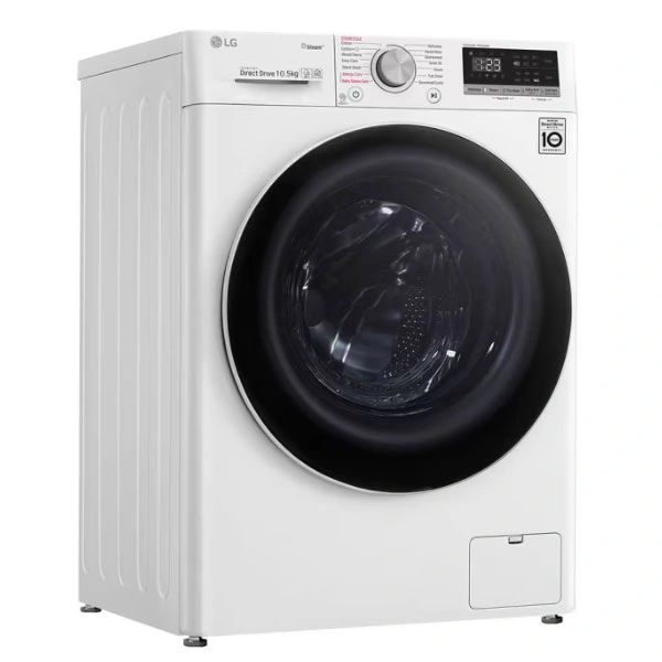  خرید ماشین لباسشویی 10.5کیلویی با 7 کیلو خشککن ال‌جی V5 سفیددر بانه