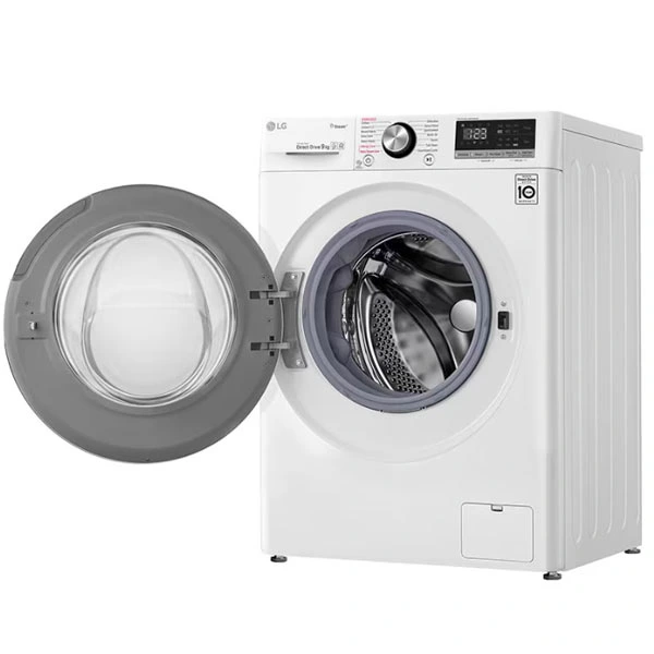ماشین لباسشویی 9 کیلویی ال‌جی V5 سفید F4V5VYP0W