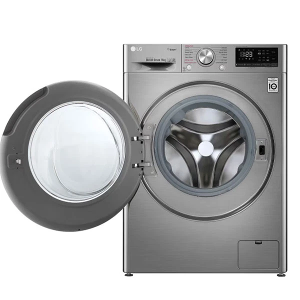 ماشین لباسشویی 9 کیلویی ال‌جی V5 نقره ای 