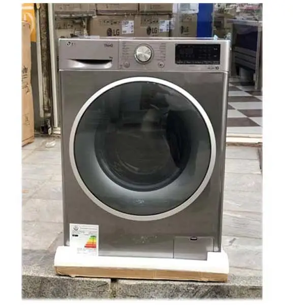 ماشین لباسشویی 1400 دور 9 کیلویی ال جی R5 نقره ایی