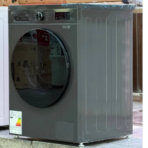 قیمت ماشین لباسشویی 9 کیلویی ال‌جی Y1 دودی WY1409MVP در بانه